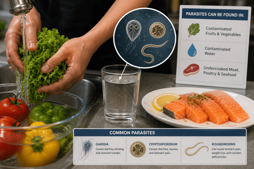10 Common Causes of Foodborne Illness and How to Prevent Them 8 foodborne illness parasites found in food and water