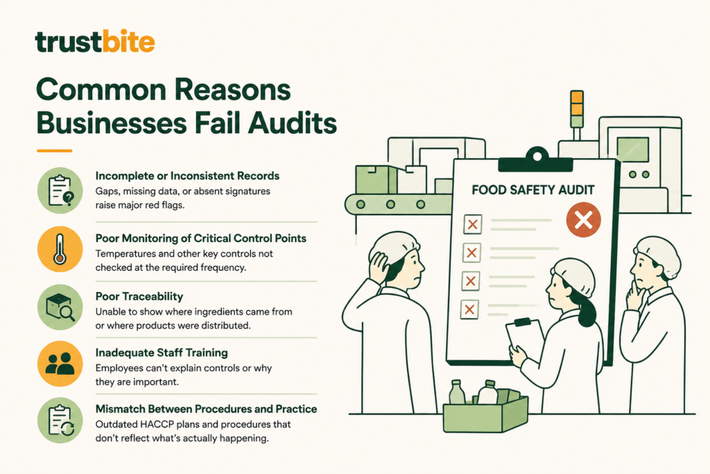 What Is a Food Safety Audit? Types, Process, and What to Expect 2 Common Reasons Businesses Fail Audits