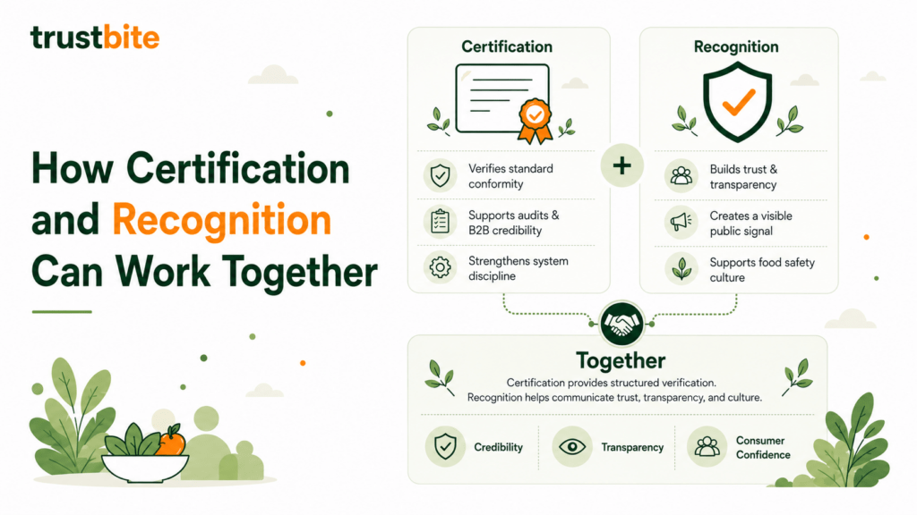 How Certification and Recognition Can Work Together