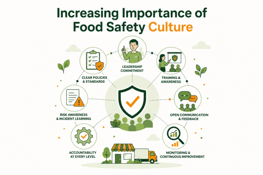 Increasing importance of food safety culture
