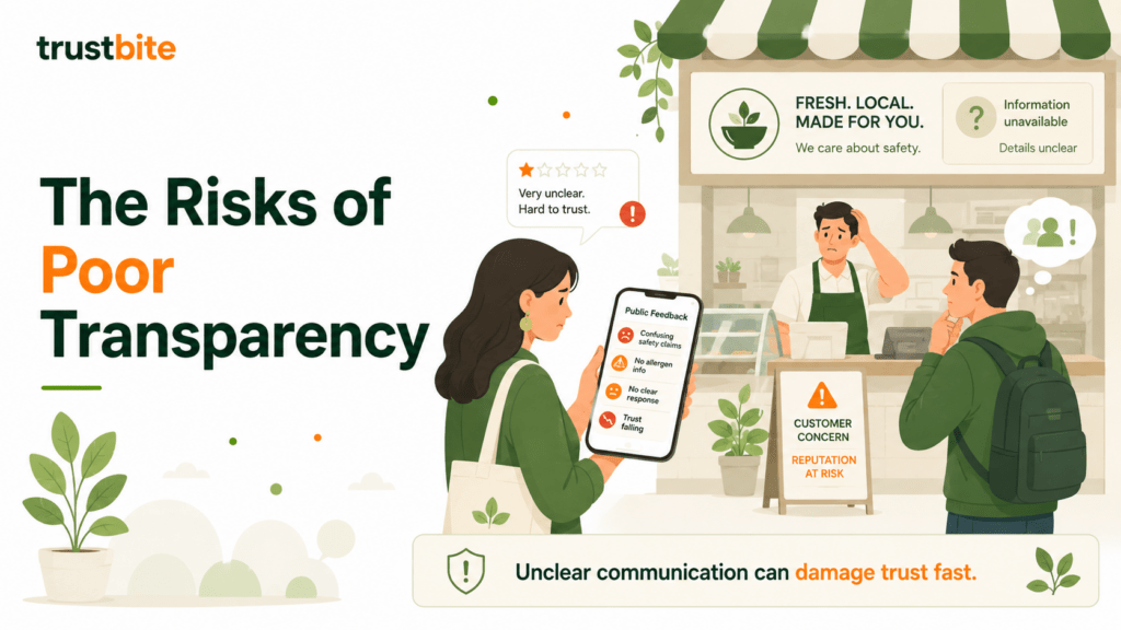 Why Transparency Matters in Food Safety 5 The Risks of Poor Transparency