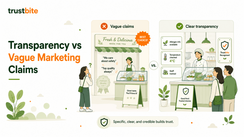 Why Transparency Matters in Food Safety 3 Transparency vs Vague Marketing Claims