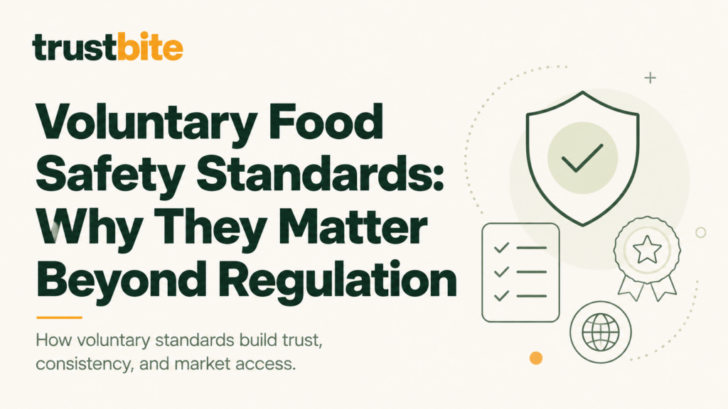 Voluntary Food Safety Standards Why They Matter Beyond Regulation