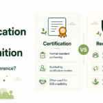 Certification vs Recognition:&hellip;