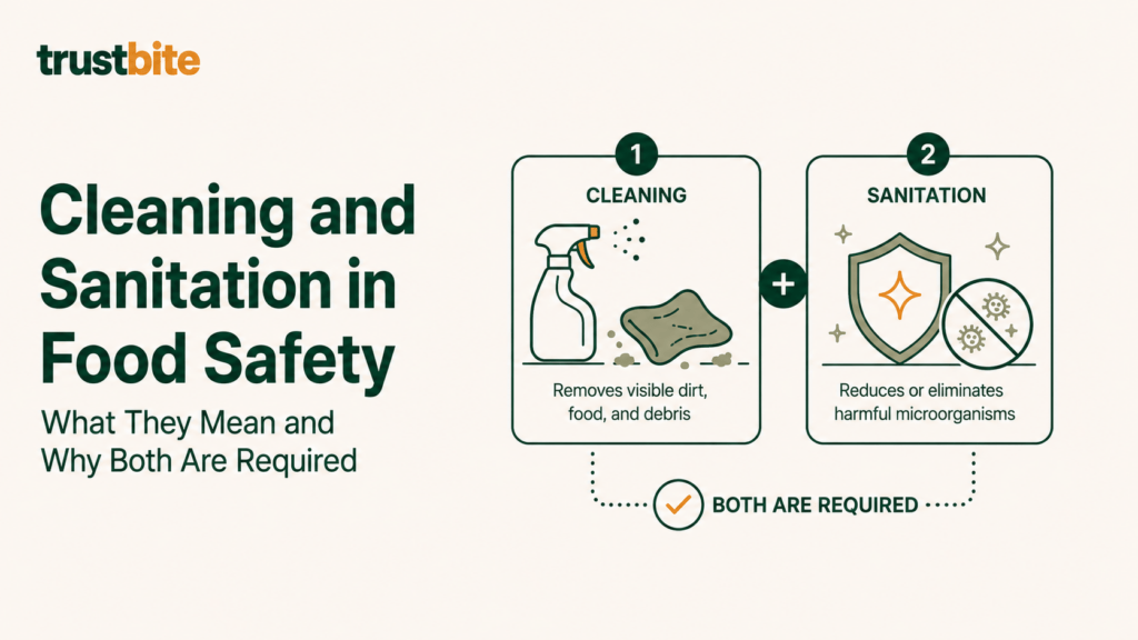 Cleaning and Sanitation in Food Safety What They Mean and Why Both Are Required