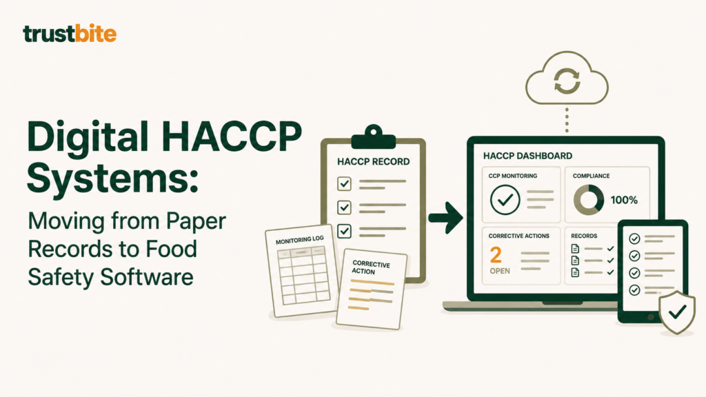 Digital HACCP Systems Moving from Paper Records to Food Safety Software