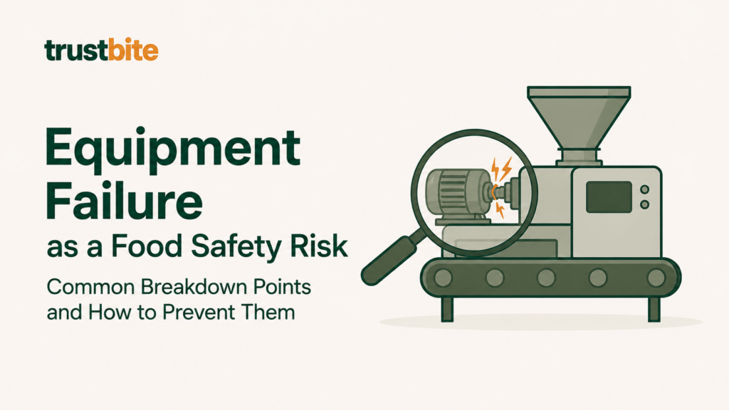Equipment Failure as a Food Safety Risk Common Breakdown Points and How to Prevent Them