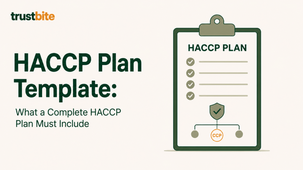HACCP Plan Template What a Complete HACCP Plan Must Include