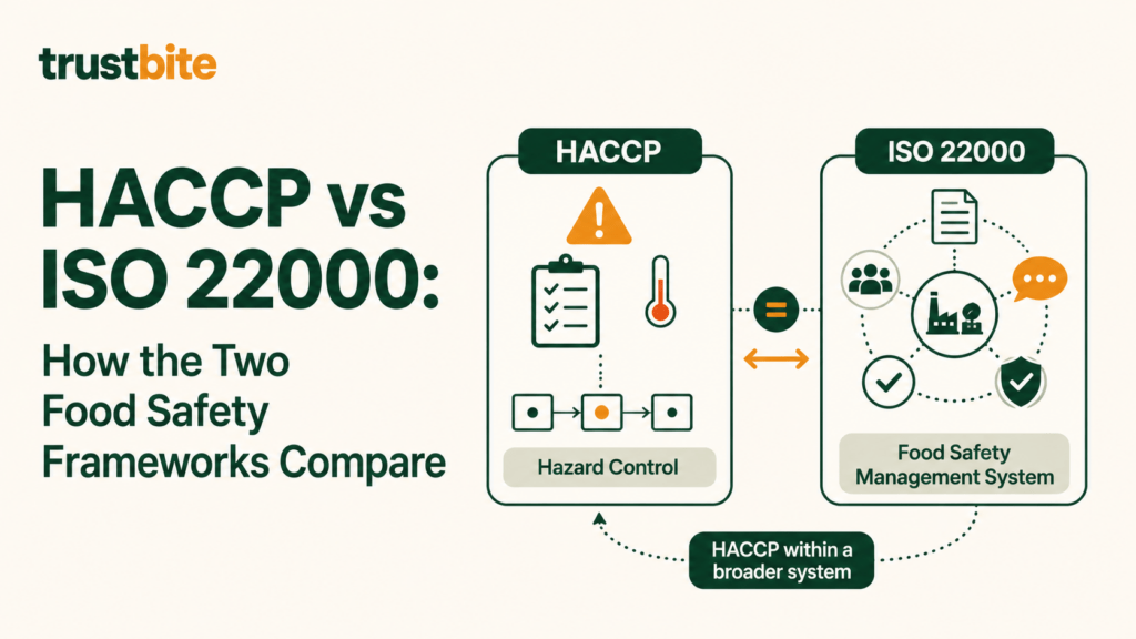 HACCP vs ISO 22000 How the Two Food Safety Frameworks Compare