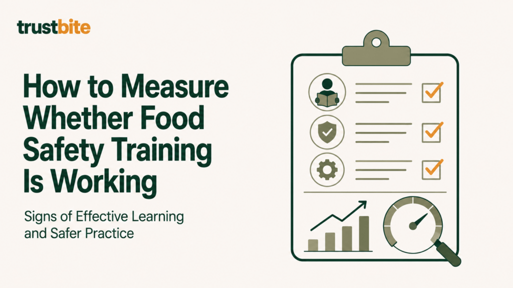 How to Measure Whether Food Safety Training Is Working