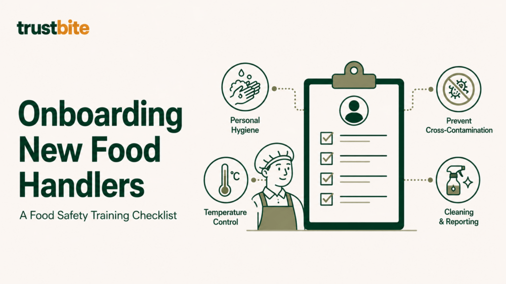 Onboarding New Food Handlers A Food Safety Training Checklist