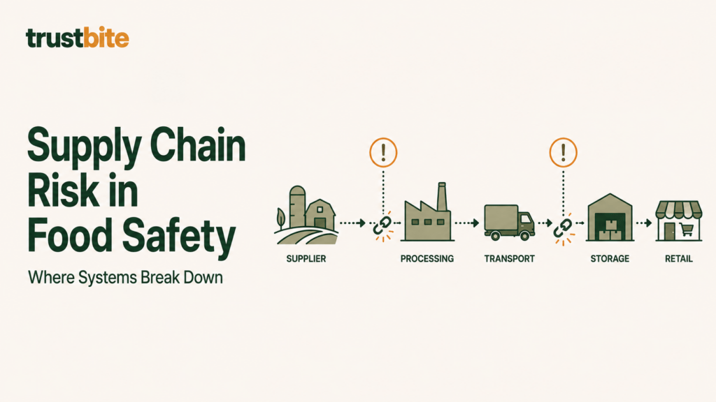 Supply Chain Risk in Food Safety Where Systems Break Down