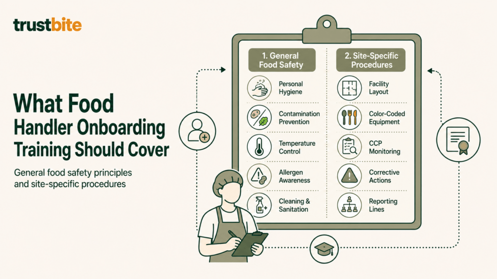 What Food Handler Onboarding Training Should Cover