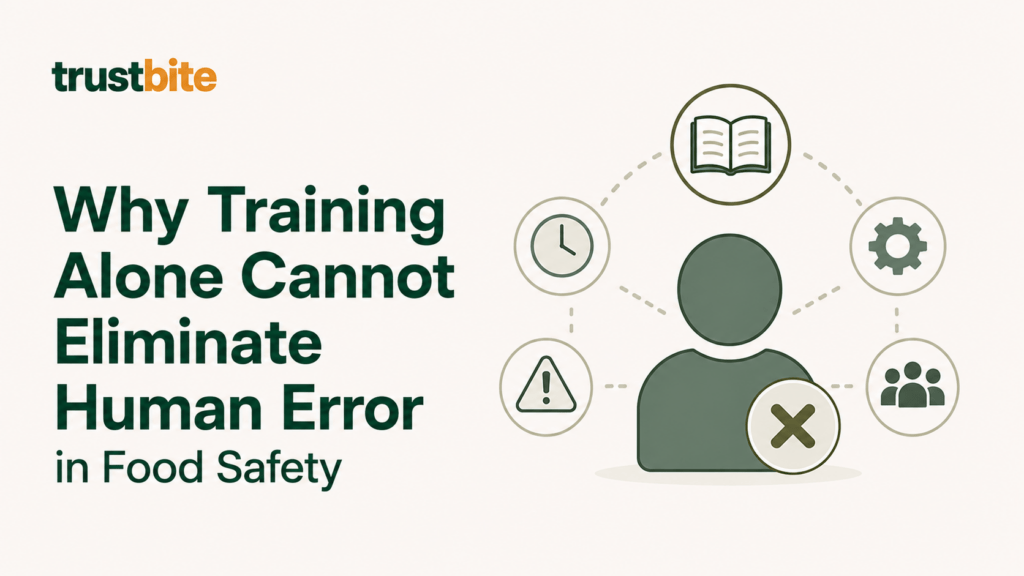 Why Training Alone Cannot Eliminate Human Error in Food Safety