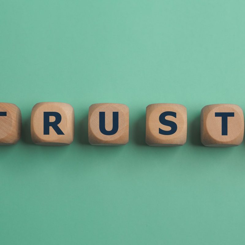 wooden blocks with the word trust trust relations 2026 03 19 02 16 35 utc